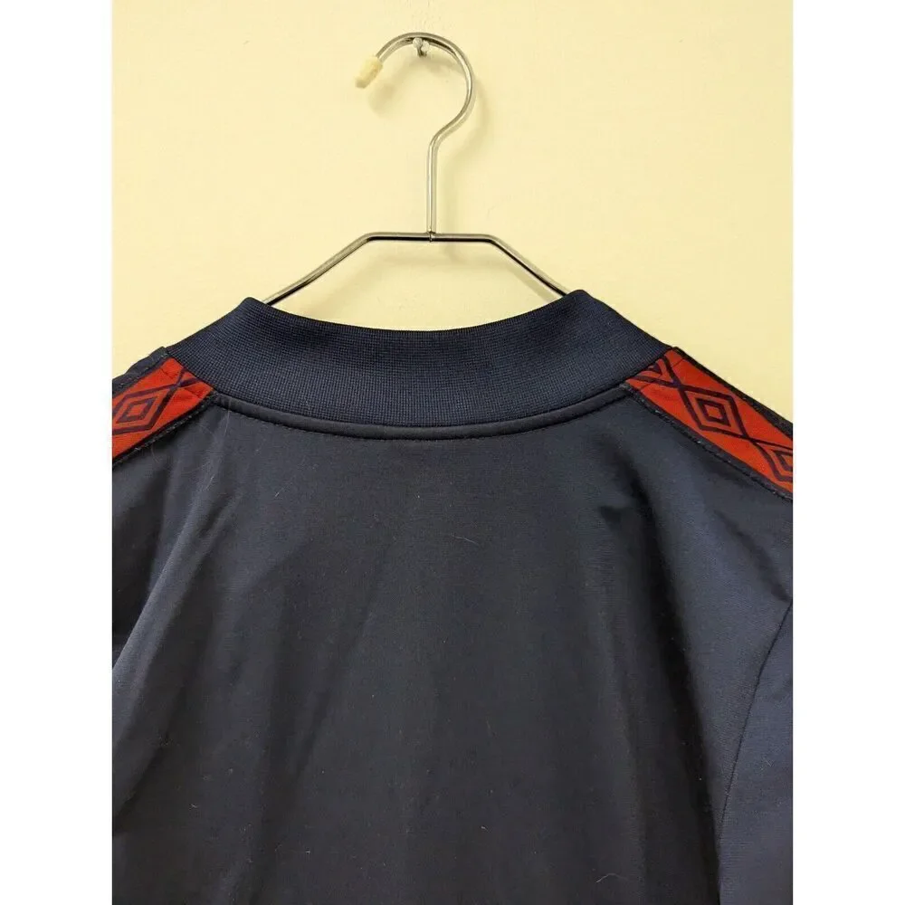 Youth Boys Umbro‎ Full Zip Warmup Track Jacket Gray Red XL 14/16  Gray Red